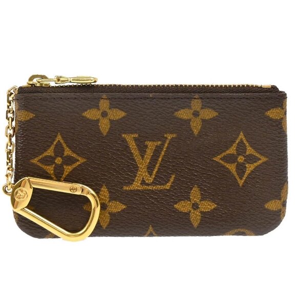 Louis Vuitton Monogram Pochette Cles Coin Purse Wallet - Picture 1 of 12